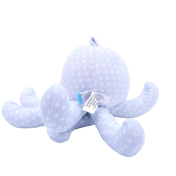 Mr Sock T Pus Octopus Plush Lovey Rattle Crinkle‎ Toy Chimes Polka Dots NO SOCKS - Picture 3 of 6